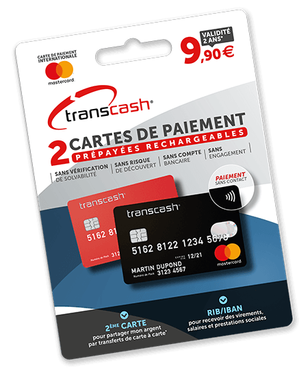 Pack Transcash Mastercard